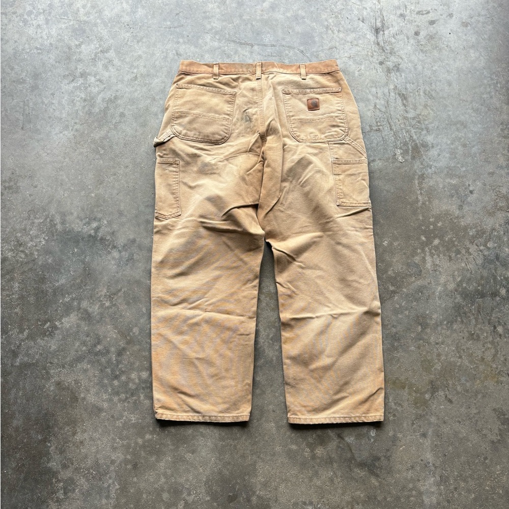 Vintage Tan Carhartt Workwear Utility Cargo Pants